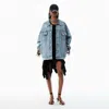 Alexander Wang Blue Oversized Trucker Jacket