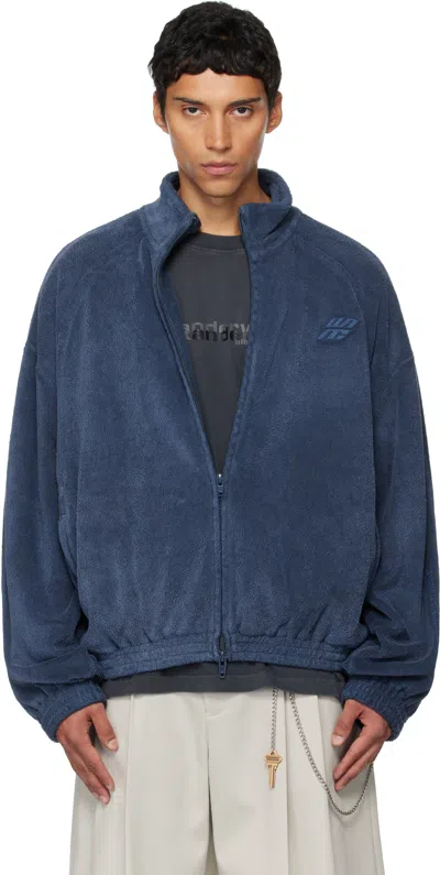 Alexander Wang Blue Relaxed Track Jacket