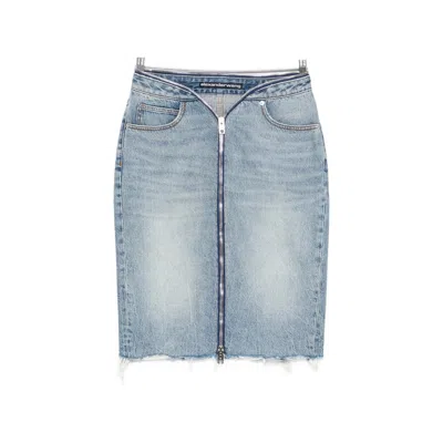 Alexander Wang Blue Skirts - Fitted Skirts Women