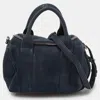 Alexander Wang Blue Suede Rocco Bag In Blue