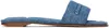 Alexander Wang Vy Pool Sandal In Denim In Vintage Medium Indig