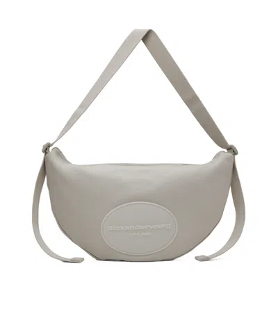 Alexander Wang Bo Large Crossbody Bag In Gray