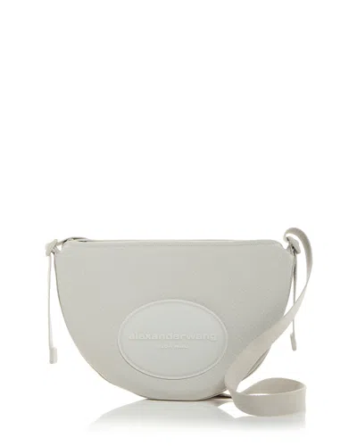 Alexander Wang Bo Small Zip Crossbody Bag In Oyster White