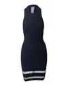 Alexander Wang Body-hugging Halter Dress In Black Viscose In Black