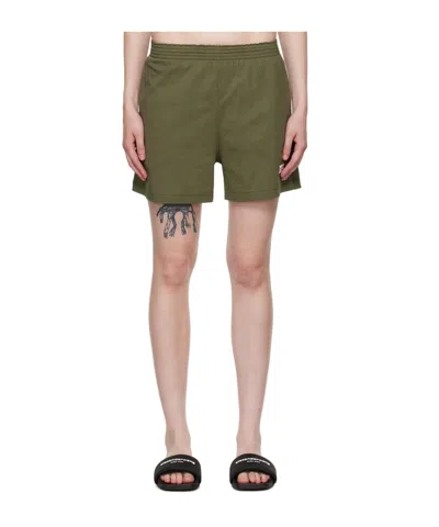 Alexander Wang Bodywear Elastic Waist Shorts In Nude