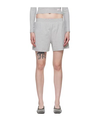 Alexander Wang Bodywear Elastic Waist Shorts In White