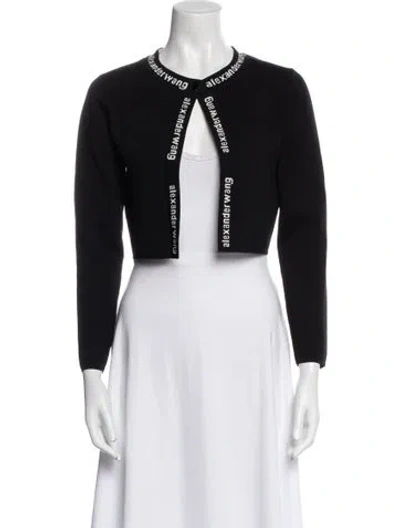 Pre-owned Alexander Wang Bolero In Black