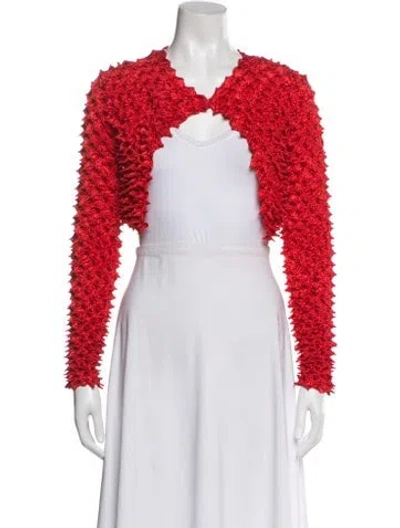 Pre-owned Alexander Wang Bolero In Red
