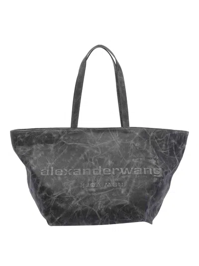 Alexander Wang Punch Tote Bag In Gray
