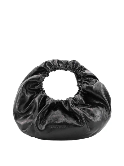 ALEXANDER WANG LEATHER HANDBAG WITH CRAQUEL EFFECT