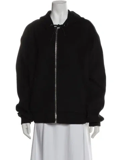 Pre-owned Alexander Wang Bomber Jacket In Black