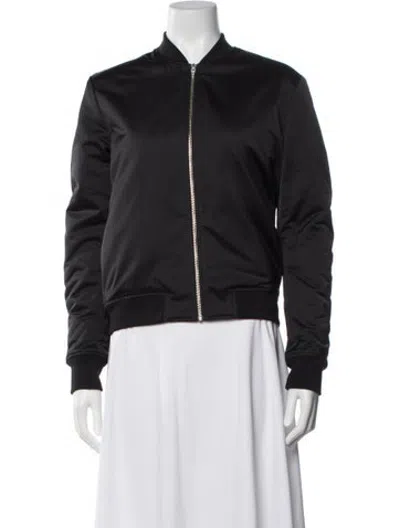 Pre-owned Alexander Wang Bomber Jacket In Black