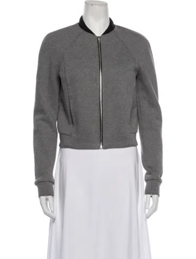 Pre-owned Alexander Wang Bomber Jacket In Grey