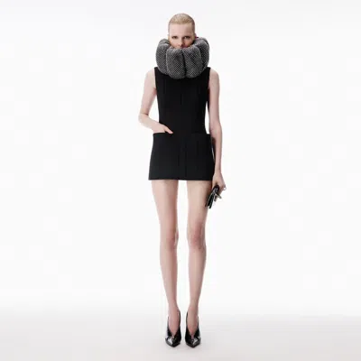 Alexander Wang Bonded Mini Dress In Multi