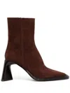 Alexander Wang Booker 85mm Ankle Boots In Brown