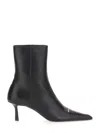 Alexander Wang Viola 60mm Leather Boots In Black