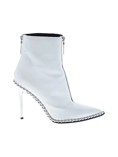 Pre-owned Alexander Wang Boots In White