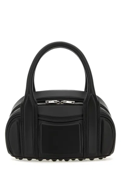 ALEXANDER WANG ALEXANDER WANG BLACK NAPPA LEATHER ROC SMALL HANDBAG