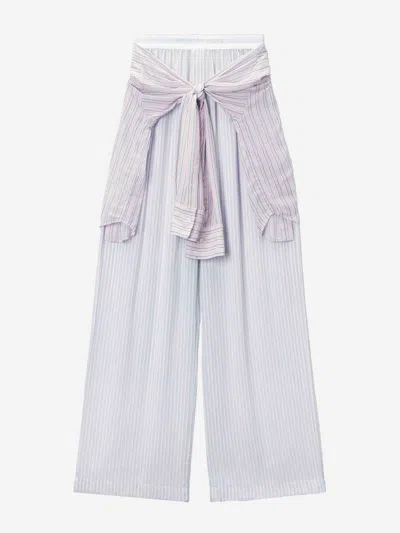 Alexander Wang Boxer Pants Bow In White