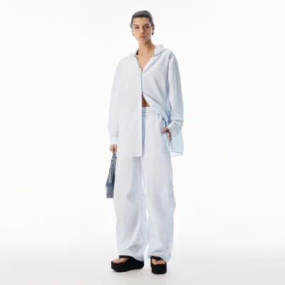 Alexander Wang Boxer Waist Mid-rise Track Pant In Multi