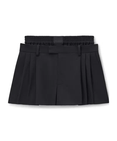 ALEXANDER WANG BOXERS-INSERTED SHORTS