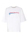 Alexander Wang Crystal Hotfix Star Jersey T-shirt In White
