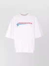 Alexander Wang Women Logo Boxy T-shirt With Rhinestone Star In White