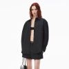 Alexander Wang Boyfriend Shirt In Cotton In Black