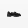Alexander Wang Brown Waxed Suede Carson Boat Loafers