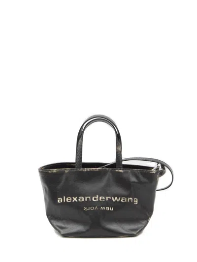 ALEXANDER WANG BRUSHED EFFECT PUNCH SMALL TOTE BAG