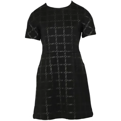 Alexander Wang Buffalo Plaid Dress In Black Polyester