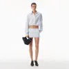 Alexander Wang Bungee Mid-rise Mini Skort In Multi