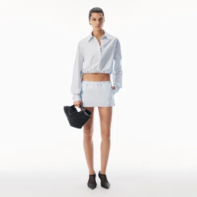 Alexander Wang Bungee Mid-rise Mini Skort In Multi