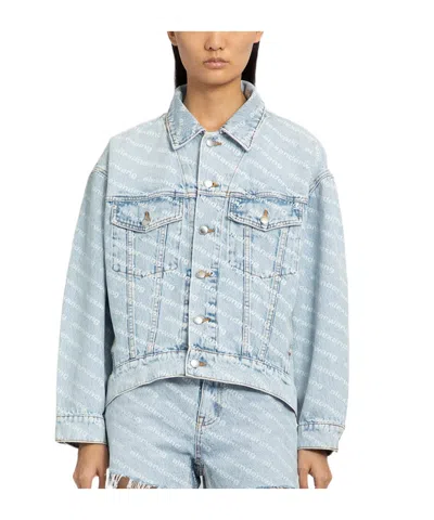 ALEXANDER WANG BUTTON DENIM COAT