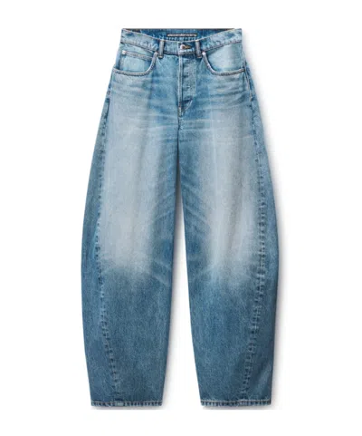 Alexander Wang Button Jeans In Blue