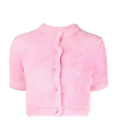 Alexander Wang Button-opening Sweater In Pink