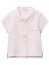 Alexander Wang Deconstructed Polo Shirt In Pink