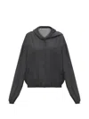 Alexander Wang Buttoned Oversized Jacket In Gray