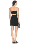 Alexander Wang Cami Band Mini Slip Dress In Black