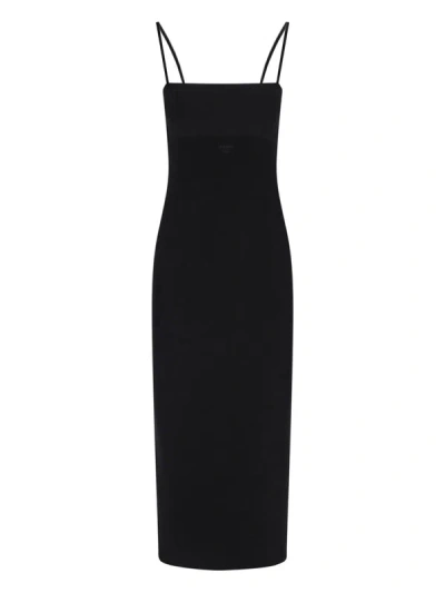 ALEXANDER WANG CAMI BAND SLIP DRESS W/ LOGO