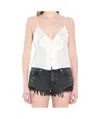 Alexander Wang Silk Charmeuse Camisole In Nude