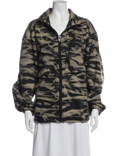 Pre-owned Alexander Wang Camouflage Print Jacket In Multi