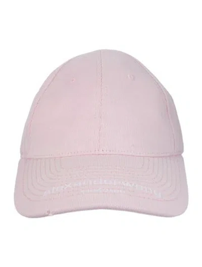 Pre-owned Alexander Wang Canvas Baseball Cap In Pink