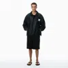 Alexander Wang Canvas Coach Jacket In Black