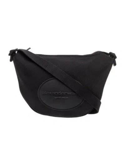 Pre-owned Alexander Wang Canvas Messenger Bag W/ Tags In Black