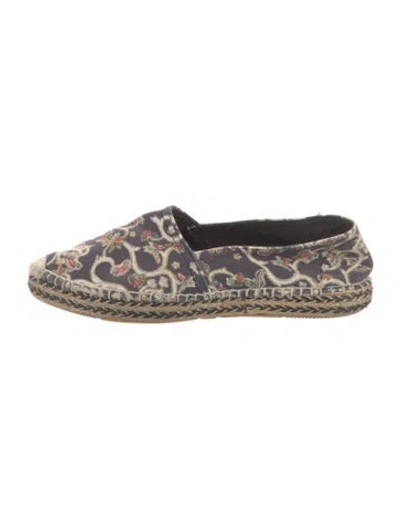 Pre-owned Alexander Wang Canvas Printed Espadrilles In Multi