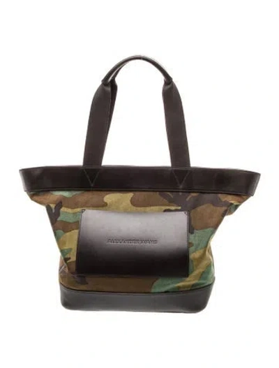 Pre-owned Alexander Wang Canvas Top Handle Bag In Black