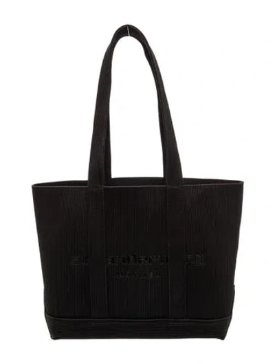 Pre-owned Alexander Wang Canvas Tote In Black