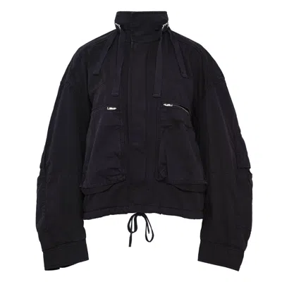 Alexander Wang Cargo Jacket Articulated In Black