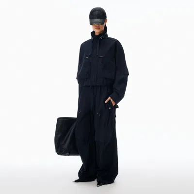 Alexander Wang Cargo Pant Cotton Mid-rise In Black